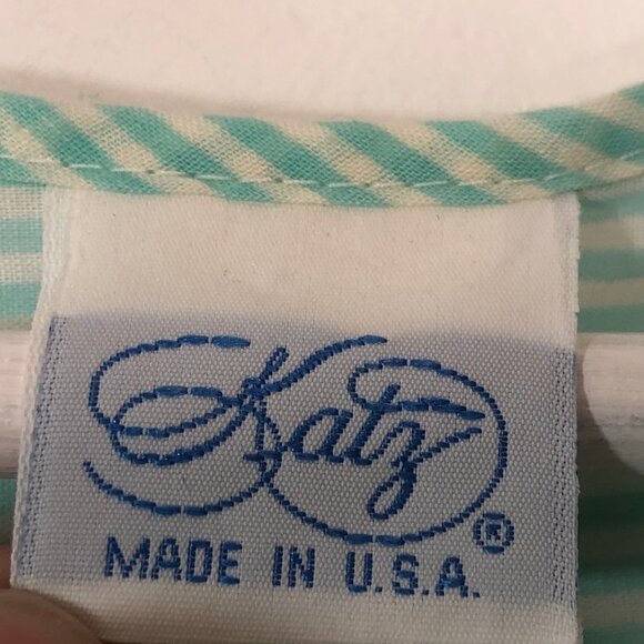 Vintage Katz Cottagecore Mint Green Nightgown L - Picture 5 of 9
